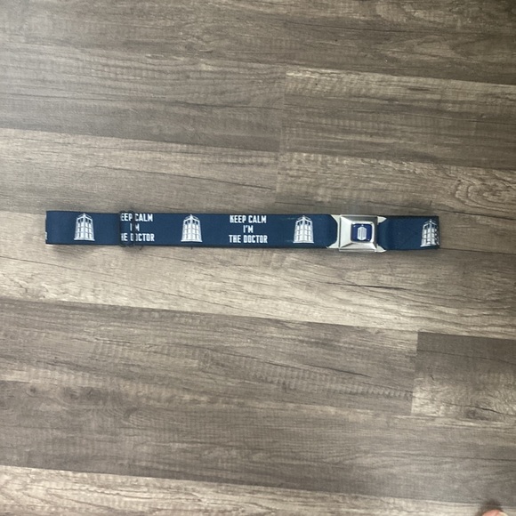 Dr Who seatbelt buckle belt ~ keep calm I’m the doctor - Picture 4 of 11
